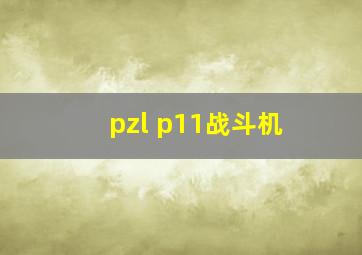 pzl p11战斗机